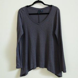 Cynthia Rowley V Neck Long Sleeve Pullover